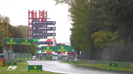 F1エミリア・ロマーニャGP、初日から豪雨
