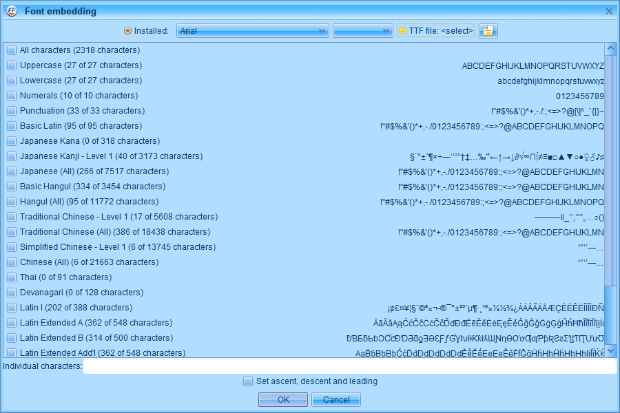 PC ゲーム ALIEN: ISOLATION 日本語化とゲームプレイ最適化メモ、PC ゲーム ALIEN: ISOLATION 解析情報、ALIEN: ISOLATION 日本語フォント追加方法、UI.PAK ファイルを QuickBMS でアンパック後、アンパック先フォルダ\DATA\UI フォルダにある FONTS_EN.GFX ファイルを FFDec で開く、fonts ツリーで追加したいフォント DefineFont3 （1: Jixellation、2: Jixellation、4: Isolation）を選択した状態で画面右下にある Embed ボタンをクリック、Font embedding 画面で上部にある TTF file かフォルダアイコンをクリック