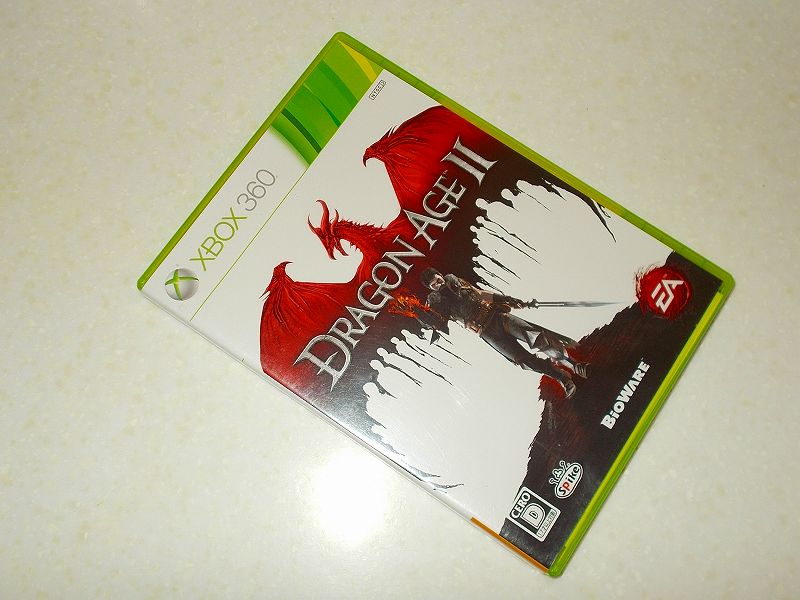 東芝サムスン製 DVD ドライブ TS-H352D の SH-D162D 化メモ、DVD ドライブ SH-D162D と Xbox Backup Creator で Xbox 360（XGD2）ディスクダンプ結果、Dragon Age II（Xbox 360） パッケージ