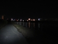 220730まだ暗い神崎川の自転車道を進む
