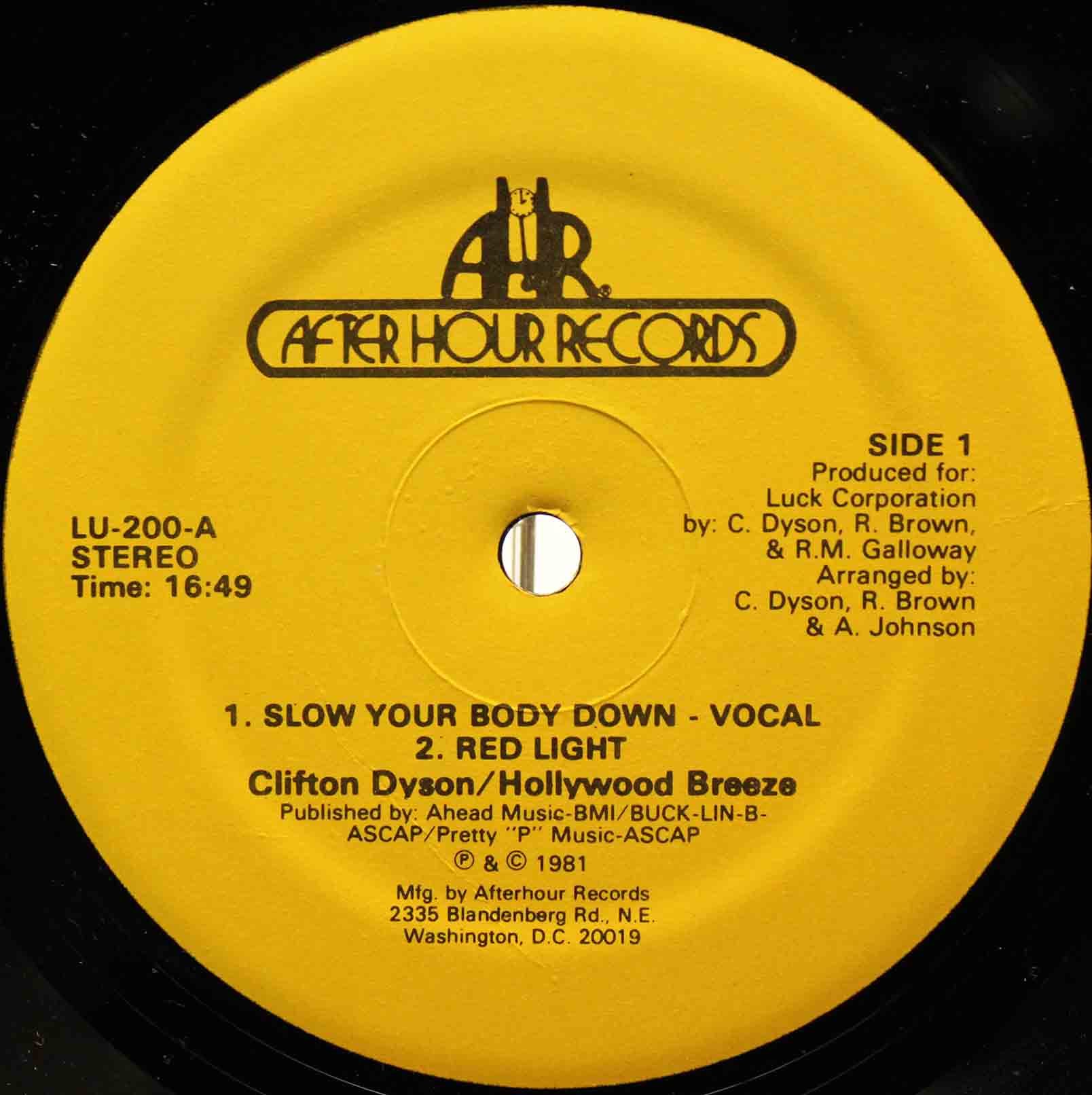 Clifton Dyson – Slow Your Body Down 03