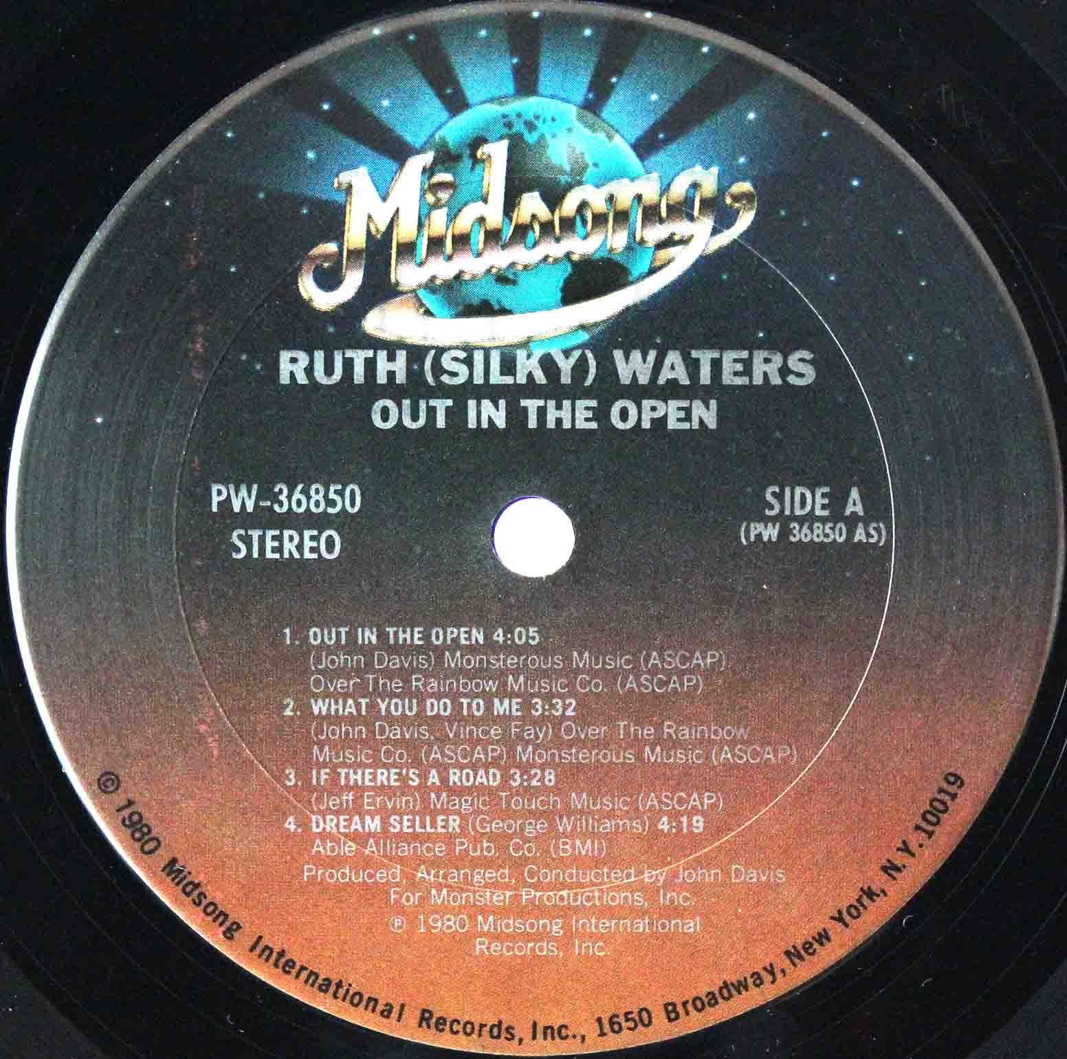 Ruth Silky Waters ‎– Out In The Open 03