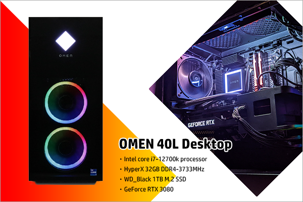 PC/タブレット デスクトップ型PC 実機レビュー】OMEN 40L（Core i7-12700K、RTX 3080）の性能や動作温度 