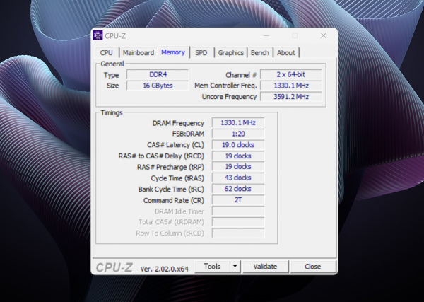 CPU-Z_Core i7-12700H_03_メモリ