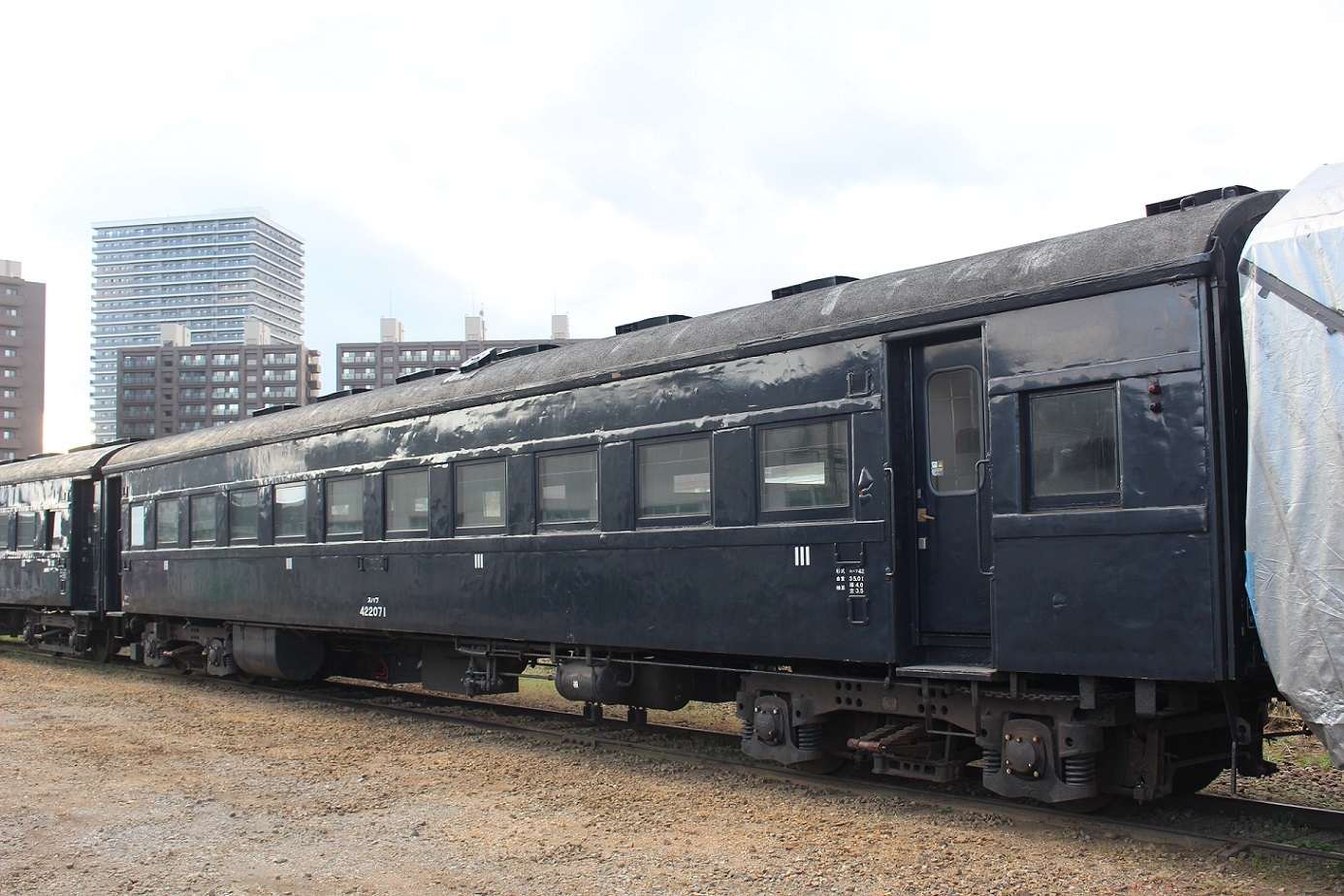 苗穂工場の旧型客車a104