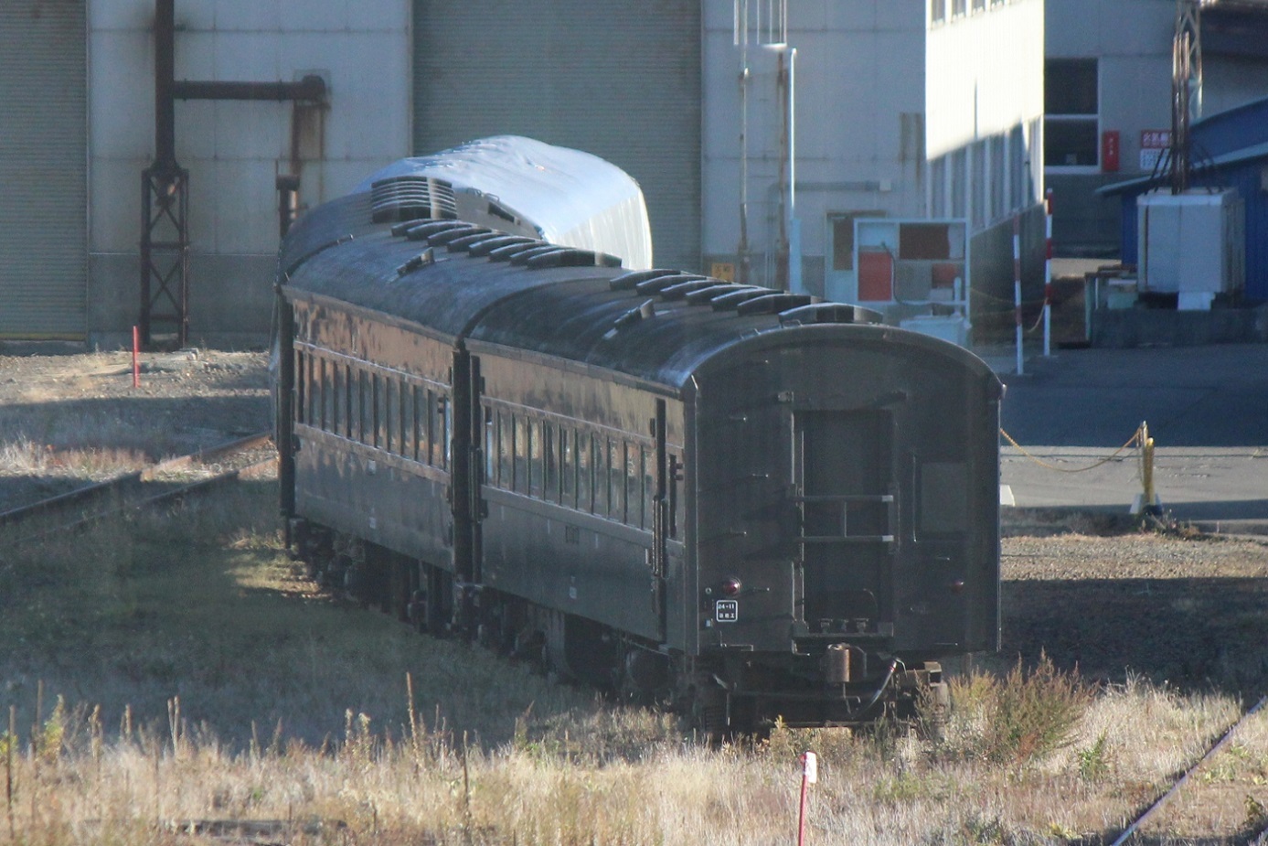 苗穂工場の旧型客車a202