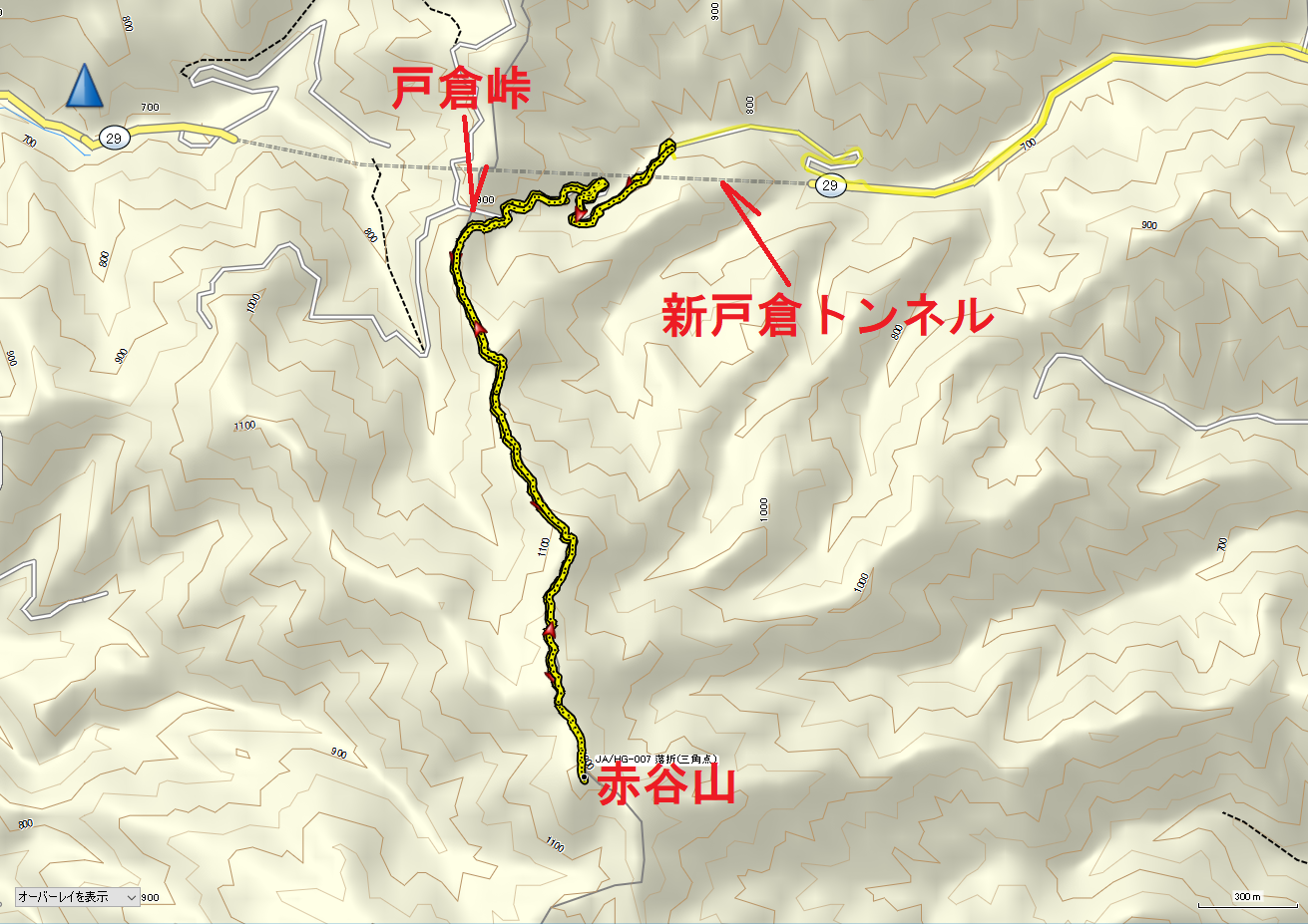 2022赤谷山/地図