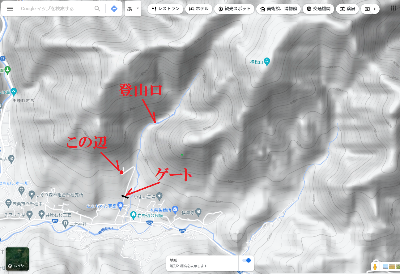 2022植松山/林道地図
