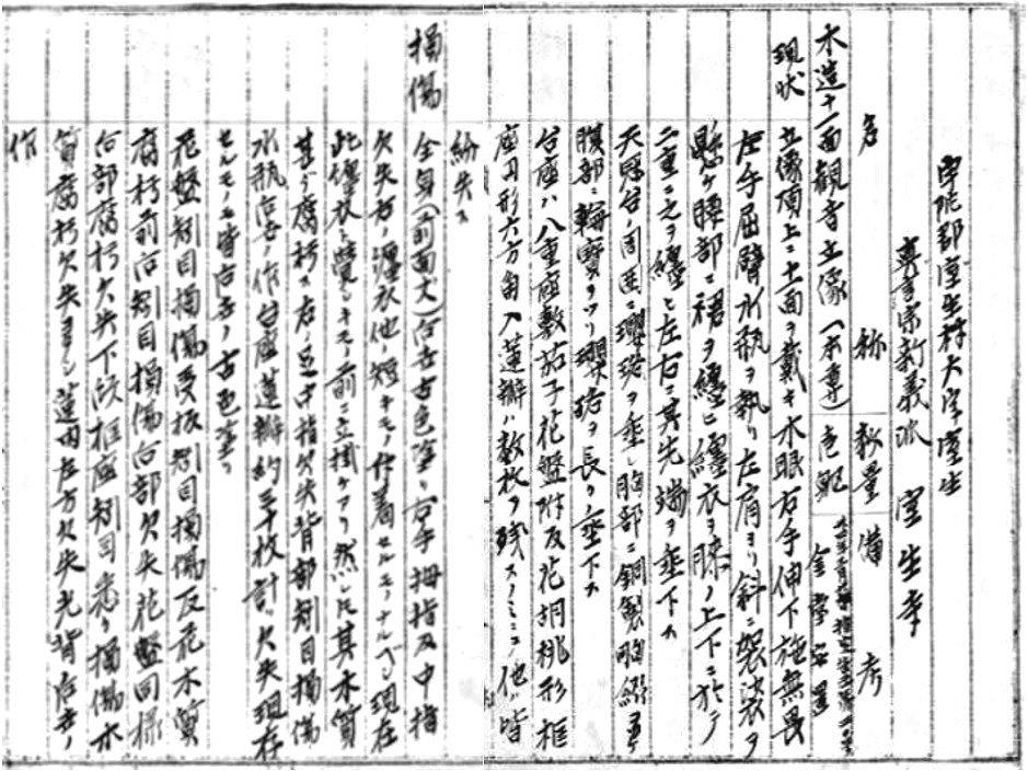 264室生寺十一面観音：奈良県庁保存公文書に残された明治42年の室生寺国宝修理関係記録