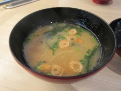 九州寿司　味噌汁
