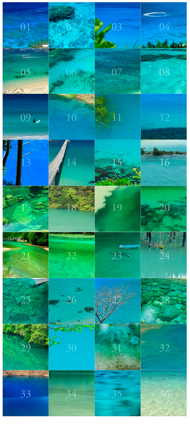 日本の透明度の高い青い海川2206japanseacolor.jpg