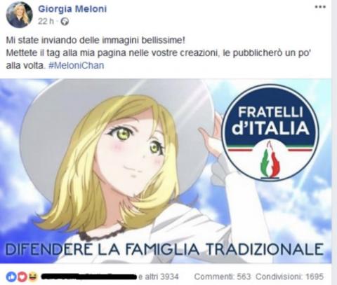【！？】イタリア次期首相ジョルジャ・メローニ氏、小原鞠莉の画像をfacebookにアップ【ラブライブ！サンシャイン!!】