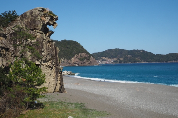 熊野　獅子岩　世界遺産