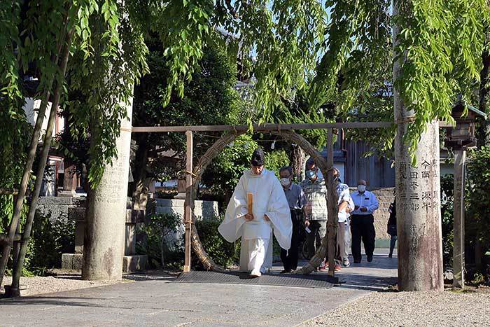 三輪恵比須神社　夏越の大祓１
