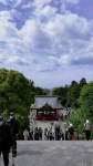 鶴が丘八幡宮から眺める相模湾方面