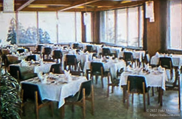 営業当時の本館レストラン