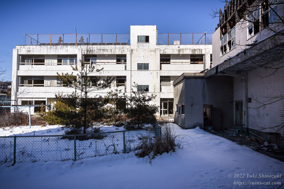 長野朝鮮初中級学校旧校舎の外観