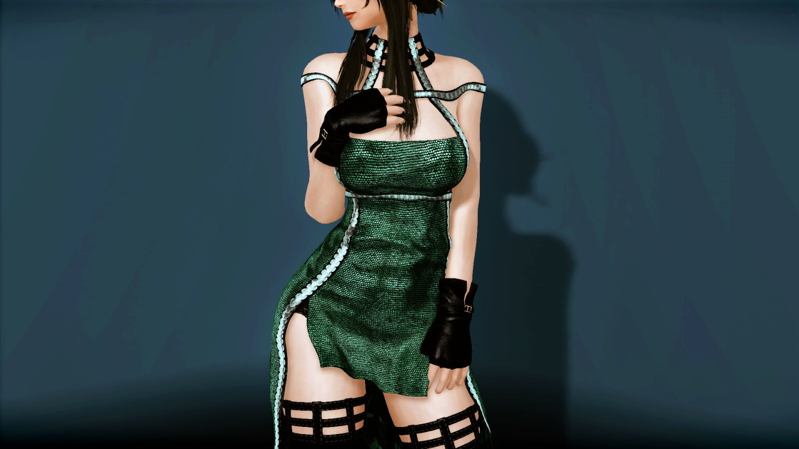 ThornPrincessSSE 123-1 Pose Dress Emerald 1