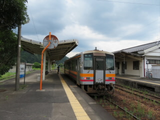 岡山JR姫新線中国勝山駅